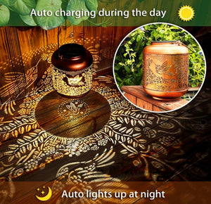 Outdoor Waterproof Hummingbird Solar Lanterns