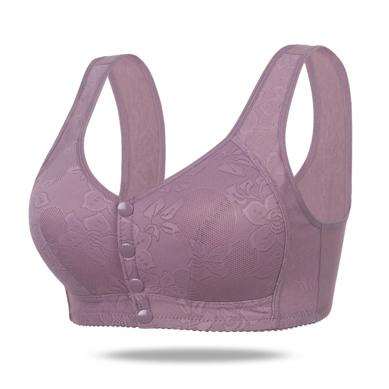 Ladies Front Buckle Wide Strap Comfortable Underwear