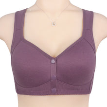 Load image into Gallery viewer, Ladies middle-aged and elderly shaped front button bra
