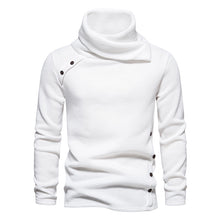 Load image into Gallery viewer, Men&#39;s Ribbed Knit Zipper Plain Stand Collar Pullover Sweater
