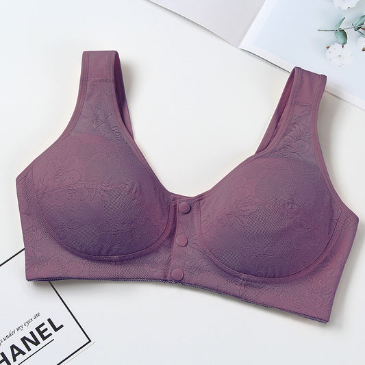 Women's Front Button Breathable Comfortable Underwear