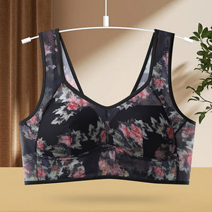 Women Ink Printing Sexy Vest Brassiere