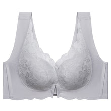 Load image into Gallery viewer, Women&#39;s Lace Push Up Bra No Wires Sports Front Button Bra
