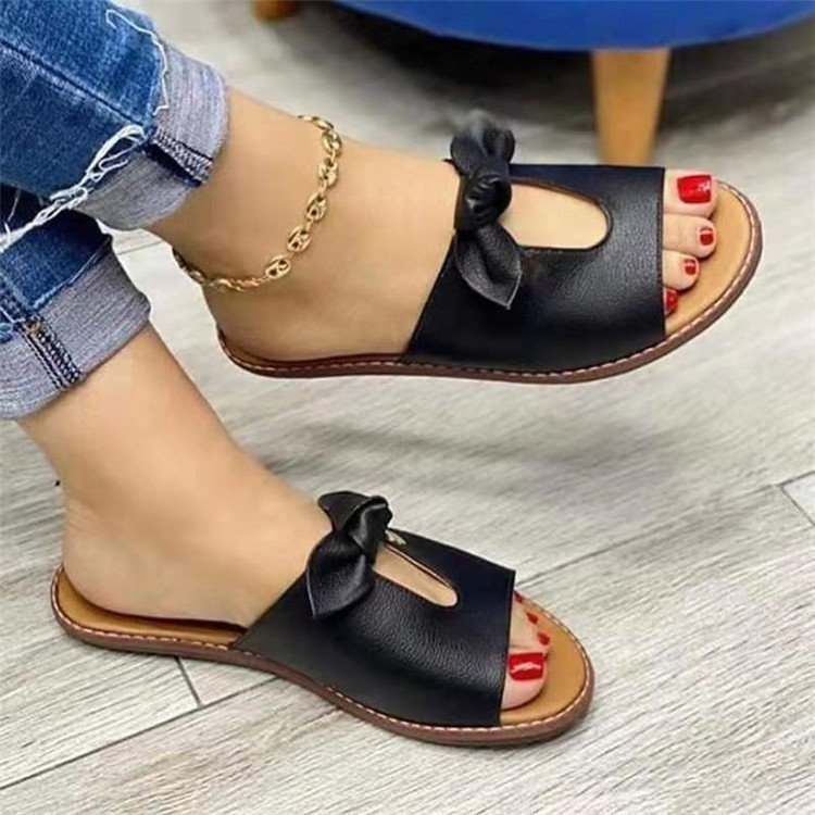 Women's Summer Bowknot Hollow Slippers