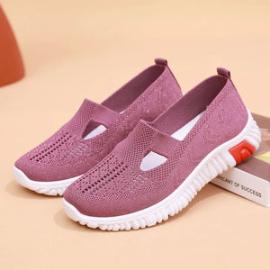 Breathable Mesh Fly Woven Non-slip Women's Shoes