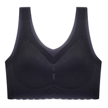 Load image into Gallery viewer, Women&#39;s comfortable latex breathable inner cup sleep bra
