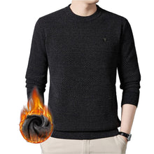 Load image into Gallery viewer, Men&#39;s Warm Cozy Lined Solid Color Premium Sweater
