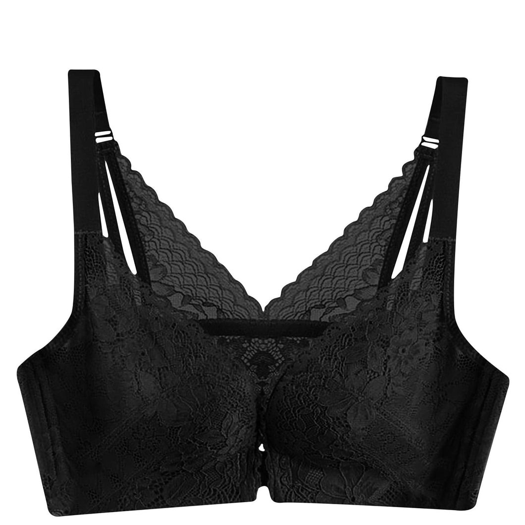 Women's Push Up Bra Without Underwire Bustier Minimiser Bra