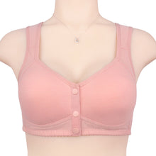 Load image into Gallery viewer, Ladies middle-aged and elderly shaped front button bra
