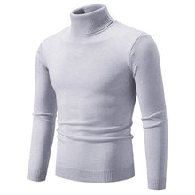 Load image into Gallery viewer, Men&#39;s Soft Cotton Slim Fit Turtleneck Sweater
