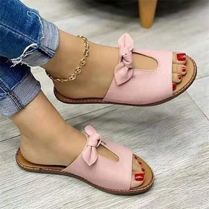 Women's Summer Bowknot Hollow Slippers