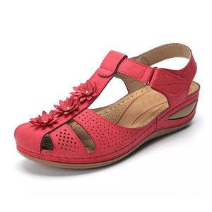 Summer women's soft sole round toe wedge sandals