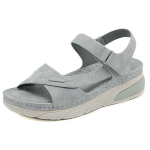 Women's Casual Thick Sole Velcro Sandals