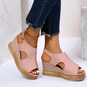 2024 summer fish mouth open toe high heel sandals