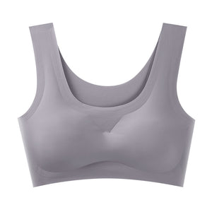 Women's ice silk push-up breathable bra