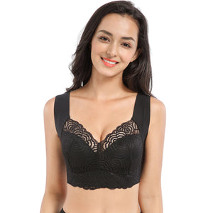 EXTRA LIFT - Ultimate Lift Stretch Full-Figure Seamless Lace Cut-Out Bra