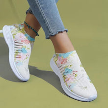 Load image into Gallery viewer, Women&#39;s Rhinestone Stretch Casual Breathable Sneakers
