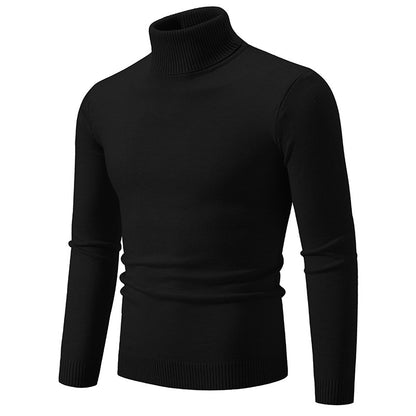 Men's Soft Cotton Slim Fit Turtleneck Sweater