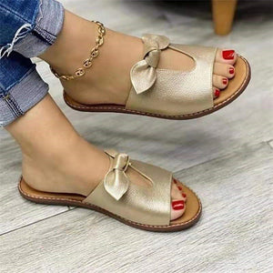 Women's Summer Bowknot Hollow Slippers