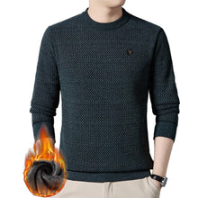 Load image into Gallery viewer, Men&#39;s Warm Cozy Lined Solid Color Premium Sweater
