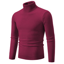 Load image into Gallery viewer, Men&#39;s Soft Cotton Slim Fit Turtleneck Sweater
