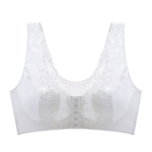 Load image into Gallery viewer, Large size lace push-up breathable ultra-thin front button bra
