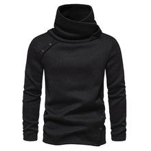 Load image into Gallery viewer, Men&#39;s Ribbed Knit Zipper Plain Stand Collar Pullover Sweater
