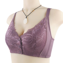 Load image into Gallery viewer, Women&#39;s lace front button shaped bra
