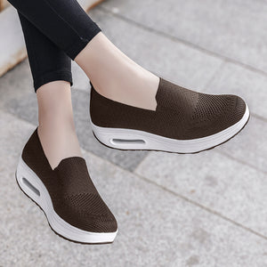 Women's Slip-On Thick-Soled Air-Cushion Sneakers