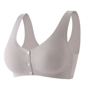 Women's Breathable Tank Front Button Bra