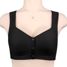 Load image into Gallery viewer, Ladies middle-aged and elderly shaped front button bra
