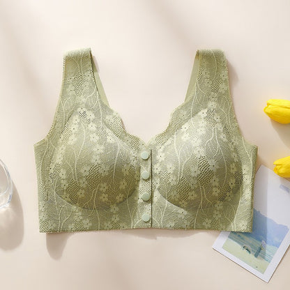 Front-Open Wire-Free Bra for Middle-Aged and Elderly