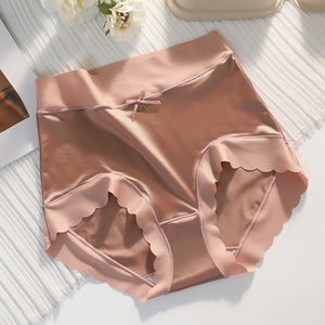 Premium Satin Antibacterial Ice Silk Moisture-absorbing Panties