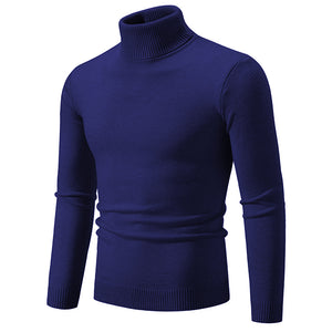 Men's Soft Cotton Slim Fit Turtleneck Sweater