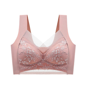 Women's push-up lace push-up bra for beautiful back