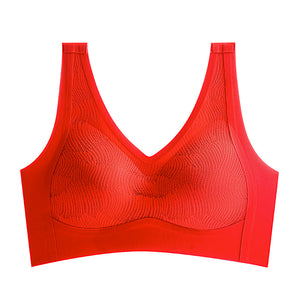 Women's Thin Fixed Cup Unbreasted Pull-Up Bra