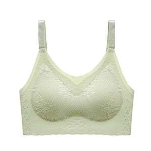 Women's comfortable latex breathable inner cup sleep bra