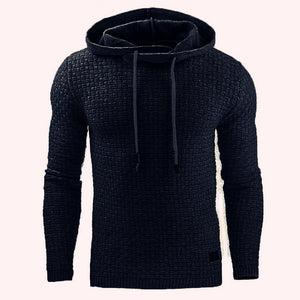 Winter Men's Hoodie Drawstring Sweatshirt Slim Hood Sweatshirt