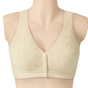 Ladies Cotton Tank Front Button Bra