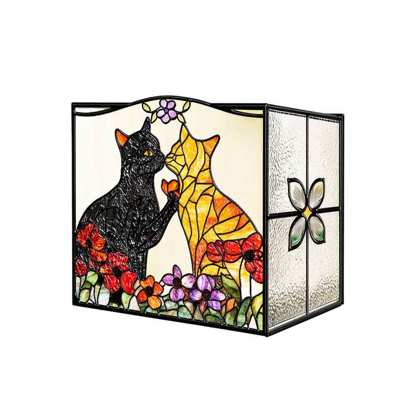 Amoroart Stained-Glass-Style Pen Holder