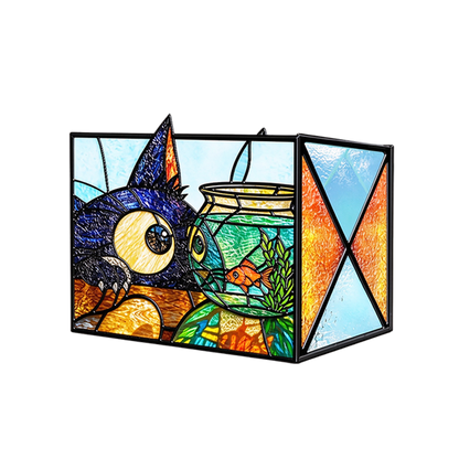 Amoroart Stained-Glass-Style Pen Holder