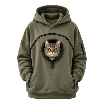 Graddi™ Tag-Along Pet Pouch Hoodie