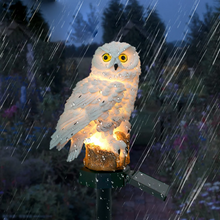 Load image into Gallery viewer, Solar Owl Garden Decorative Landscape Light
