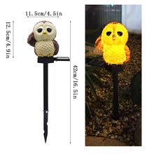 Load image into Gallery viewer, Solar Owl Garden Decorative Landscape Light
