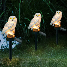 Load image into Gallery viewer, Solar Owl Garden Decorative Landscape Light
