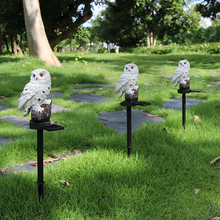 Load image into Gallery viewer, Solar Owl Garden Decorative Landscape Light
