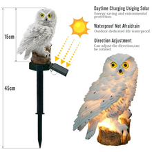 Load image into Gallery viewer, Solar Owl Garden Decorative Landscape Light
