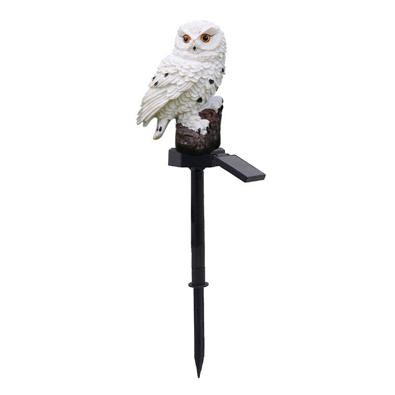 Solar Owl Garden Decorative Landscape Light