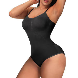 Tummy control body shaper one piece underwear with bra