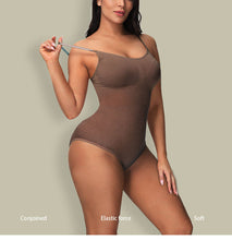 Load image into Gallery viewer, Tummy control body shaper one piece underwear with bra
